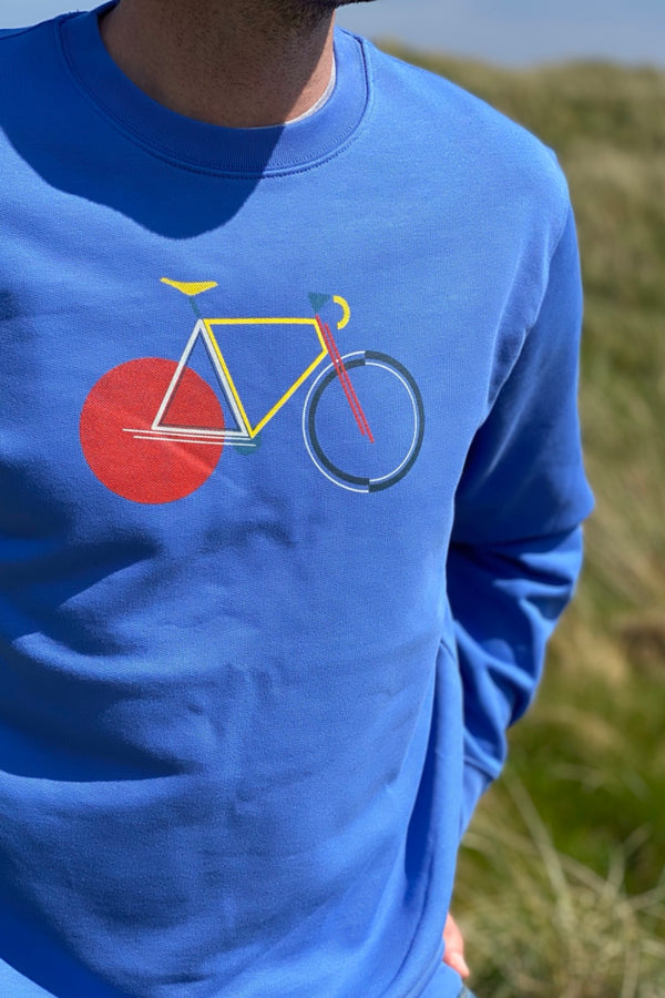 Bauhaus Bike - Organic cotton Sweater (Loose Fit)