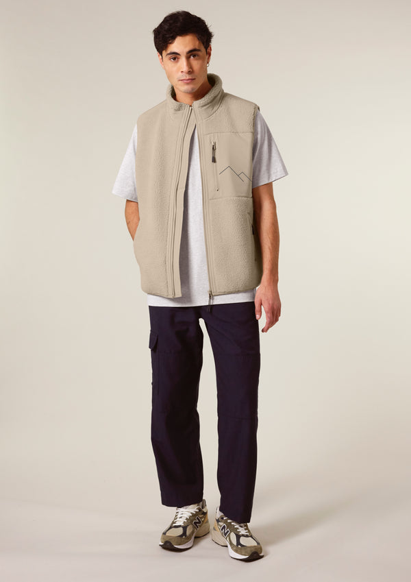 Due South Gilet- Fully Recycled premium fleece gilet