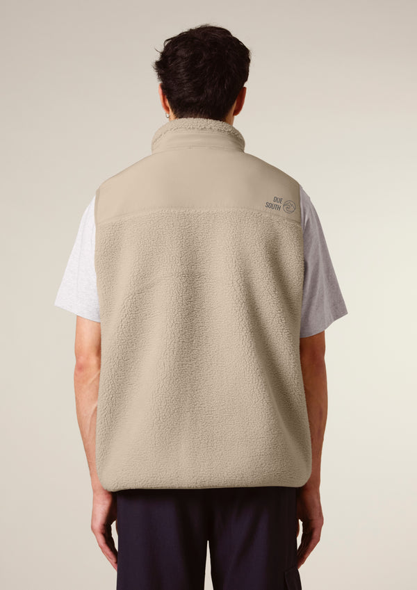 Due South Gilet- Fully Recycled premium fleece gilet