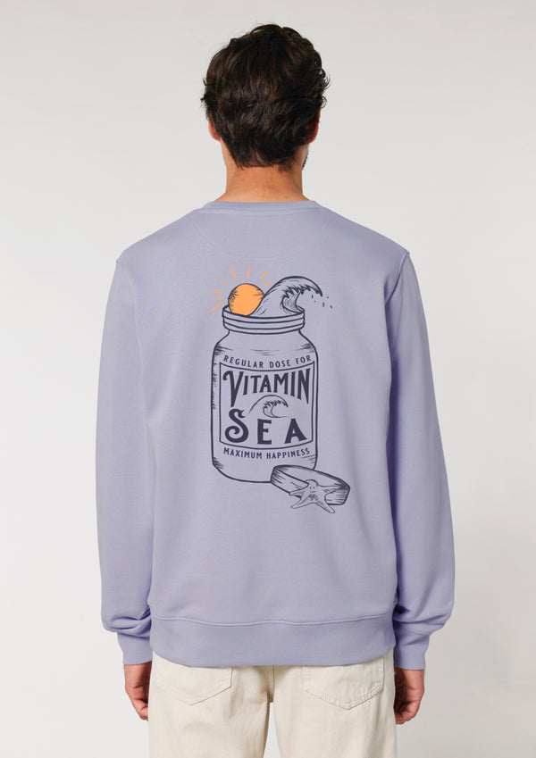 Vitamin Sea Sweater (Lavender) - 100% Organic cotton sweater